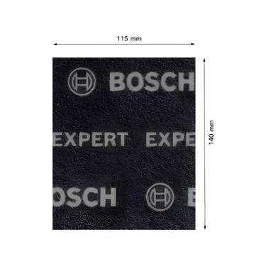 EXPERT N880 Vliespad Voor Handmatig Schuren 115 x 140 mm, Gemiddeld S