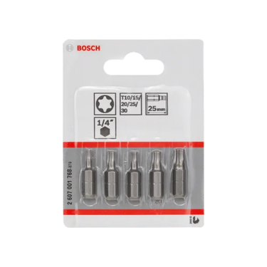 Bitset T10 - T30 - 25 mm - 5st