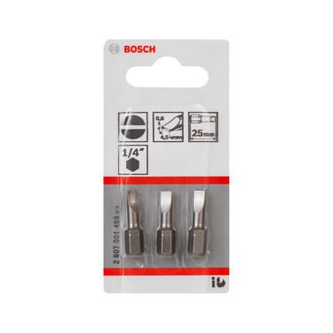 Bit S 0,6 x 4,5 mm - 3st