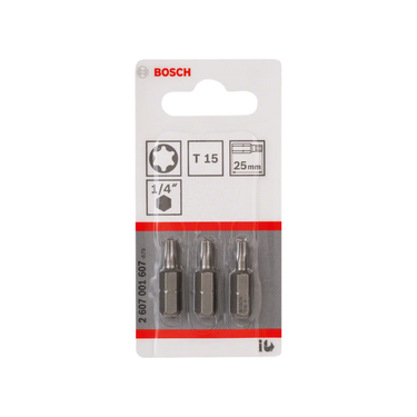 Bit T15 - 25 mm - 3st