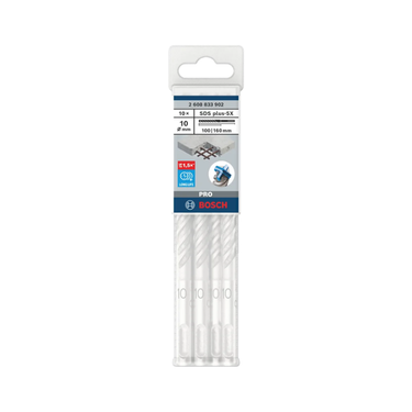 SDS plus-5X Hamerboor, 10 x 100 x 160 mm, 10-delig