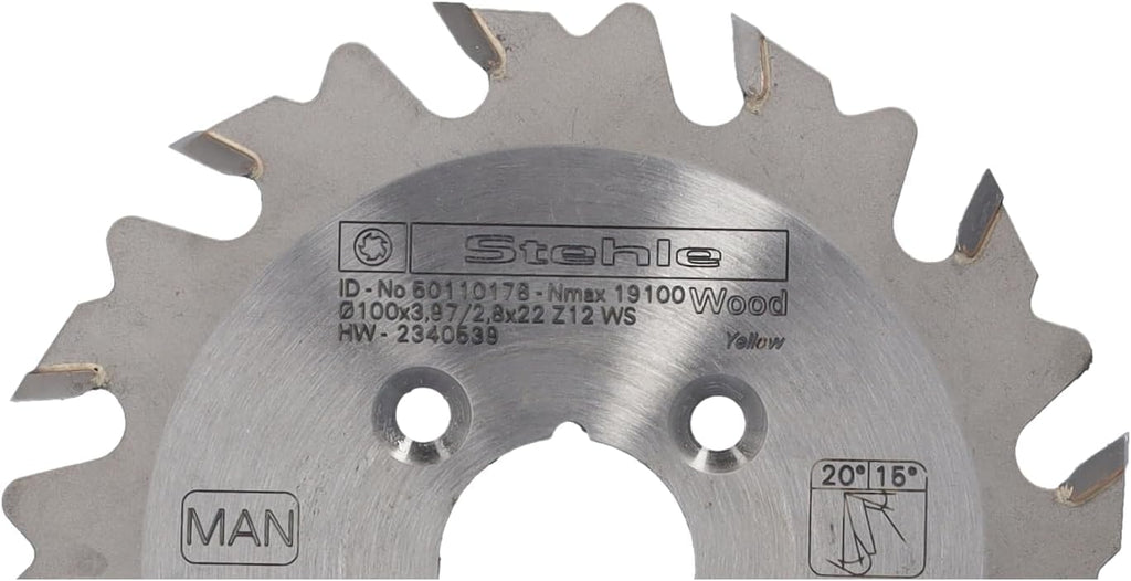 STEHLE Hout Zaagblad 100 x 22 Z12