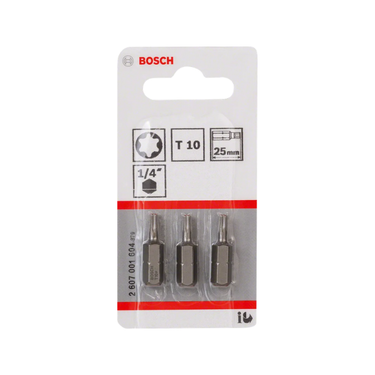 Bit T10 - 25 mm - 3st