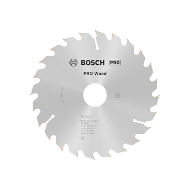 Zaagblad Wood - 165 mm x 30 mm x 24T