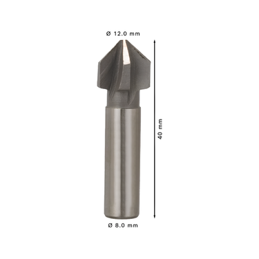 PRO Steel HSS Verzinkboor