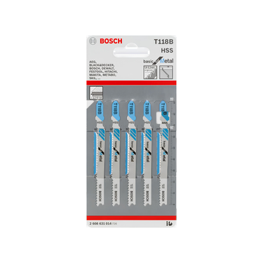Decoupeerzaagblad Basic for Metal - T 118 B - 92 mm