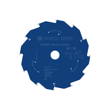 Zaagblad Hout - 160 mm x 20 mm x 12T