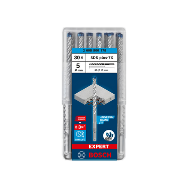 Betonboor SDS plus-7X - 5 mm x 50 mm x 115 mm