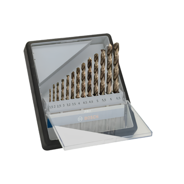 PRO Stainless Steel HSS Co Spiraalboorset 13 Delig