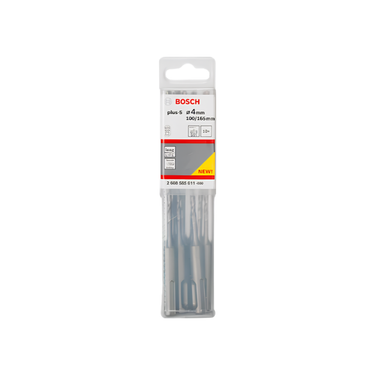 Betonboor SDS plus-5 - 4 mm x 100 mm x  165 mm- 10-delig