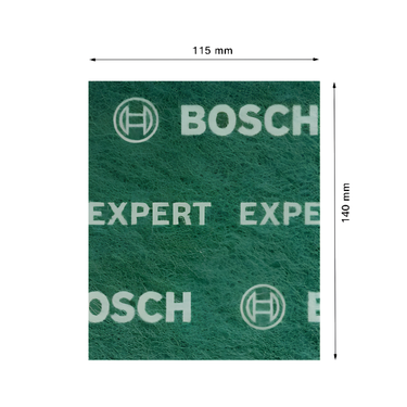 EXPERT N880 Vliespad Voor Handmatig Schuren 115 x 140 mm, Universeel XS