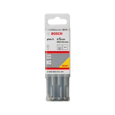 Betonboor SDS plus-5 - 5 mm x 50 mm x 115 mm - 10-delig