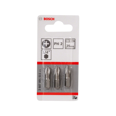 Bit PH2 - 25 mm - 3st