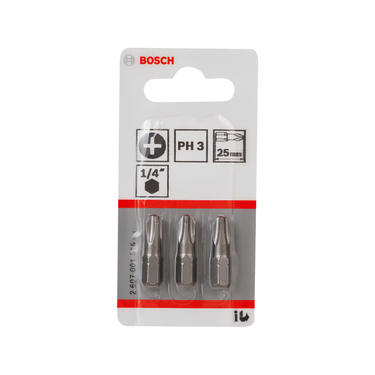 Bit PH3 - 25 mm - 3st