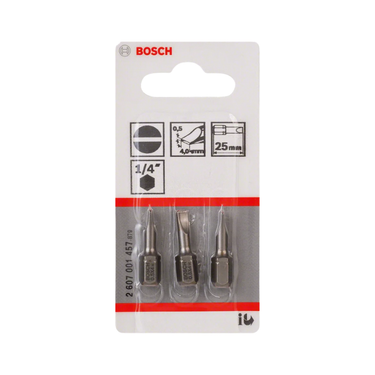 Bit S 0,5 x 4,0 mm - 3st