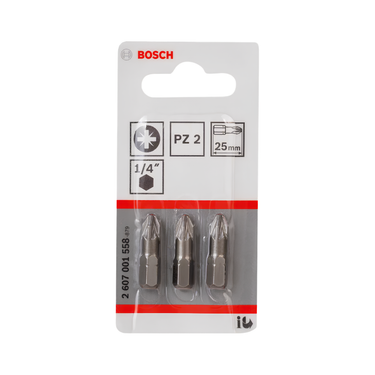 Bit PZ2 - 25 mm - 3st