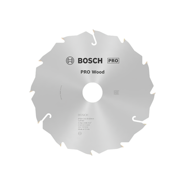 Zaagblad Wood - 190 mm x 30 mm x 12T