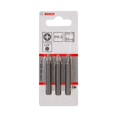 Bit PH2 - 51 mm - 3st