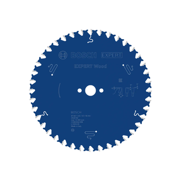 Zaagblad Hout - 184 mm x 16 mm x 40T