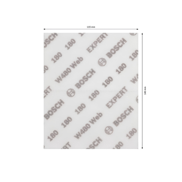 Bosch EXPERT W480 Web 1/4 Handschuurvel 115 x 140 mm, G180