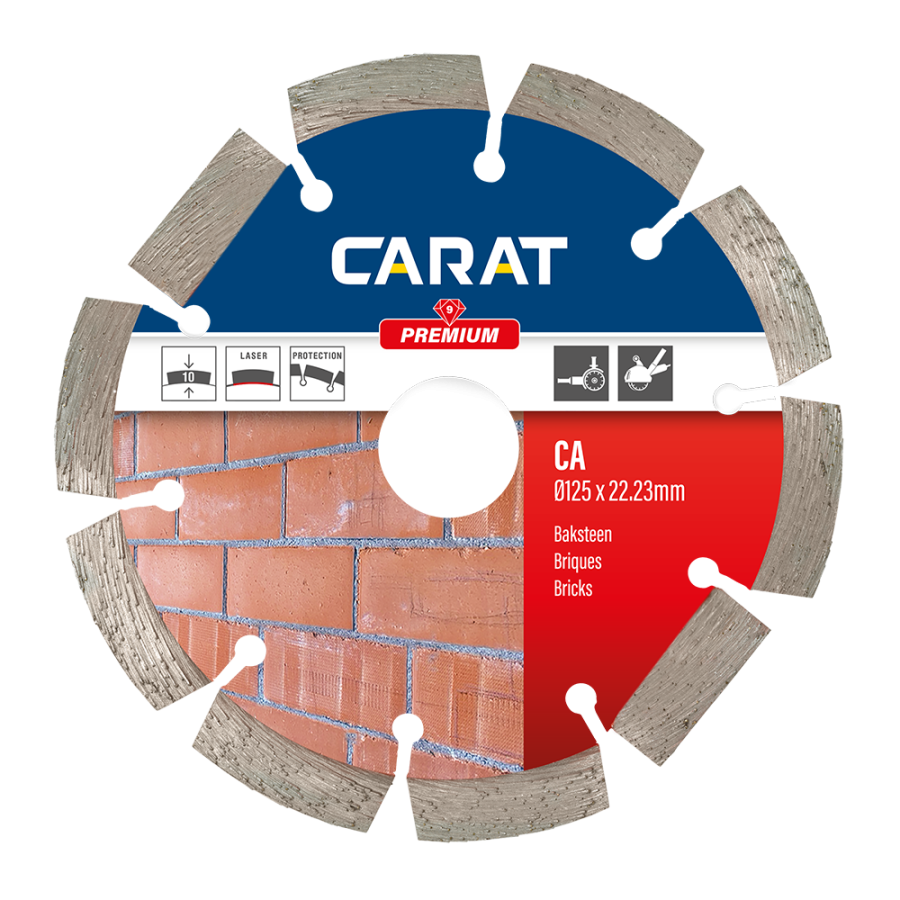Premium Baksteen Asfalt Zaagblad CA 125 mm