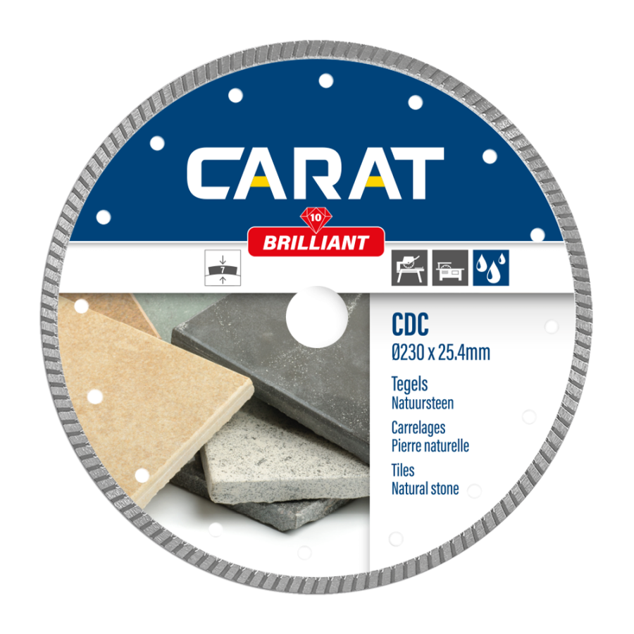 Brilliant Tegels & Natuursteen Zaagblad Type CDC 230 mm