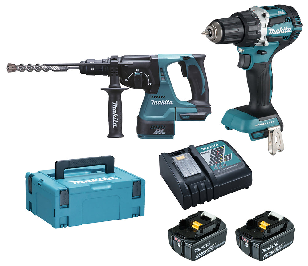 MAKITA DDF484 + DHR243 Combi