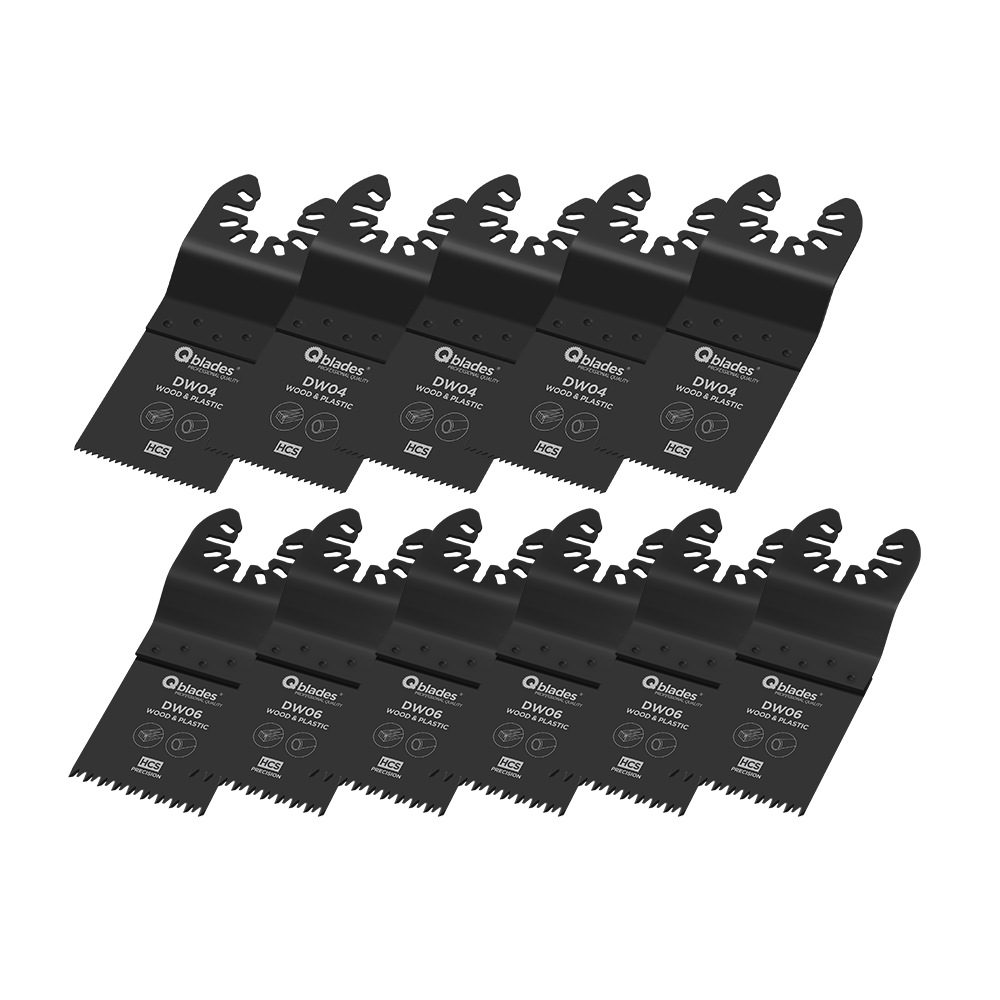 Qblades Zaagblad 11-delig DW93-SET 10+1ST