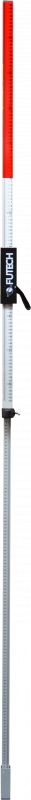 Lasermeetlat met snelklem 240cm