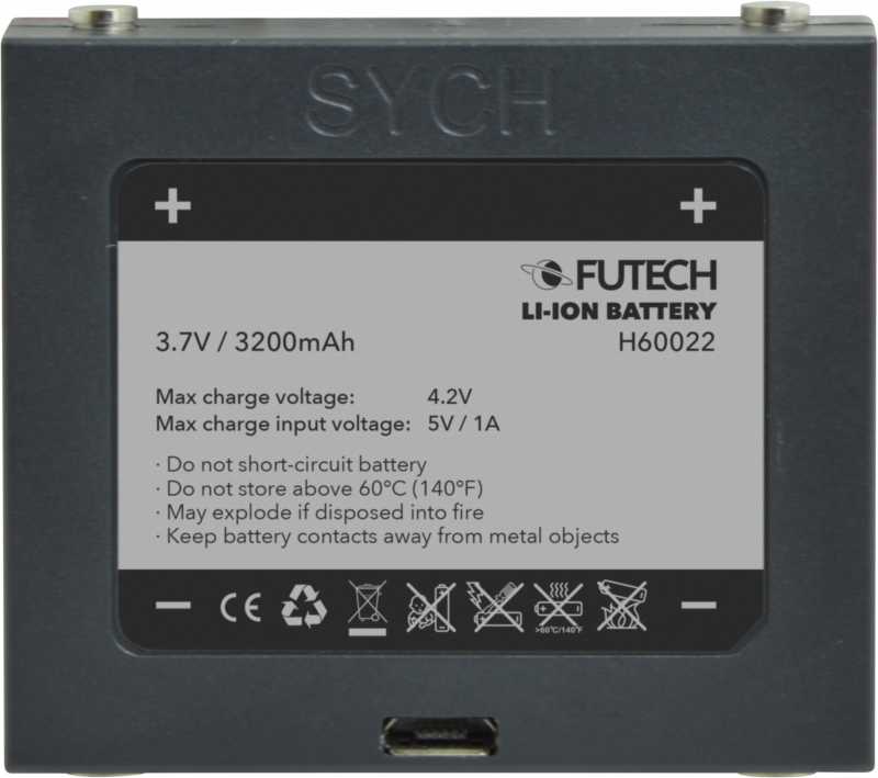 Li-Ion batterij 3.7V 3200mAh