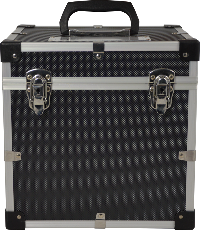 Kleine zwarte koffer voor kruislijnlaser