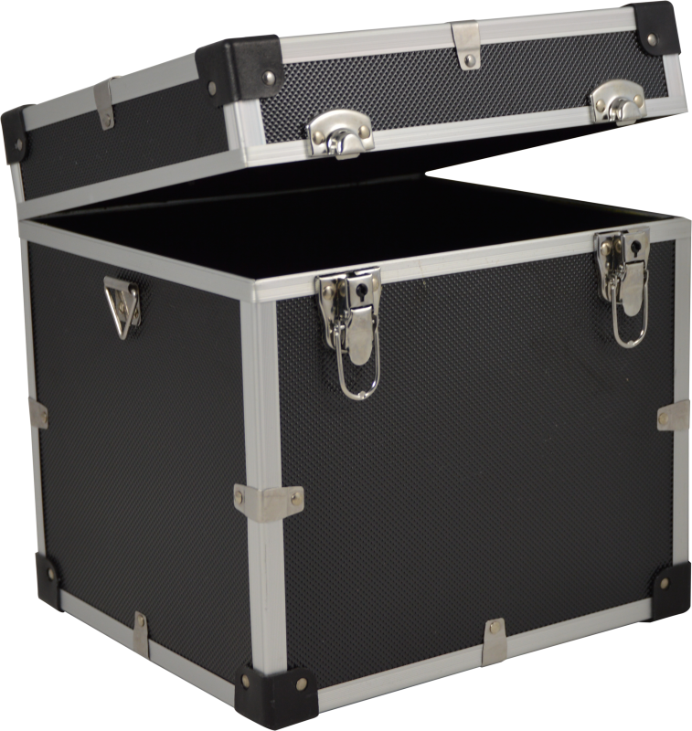 Kleine zwarte koffer voor kruislijnlaser