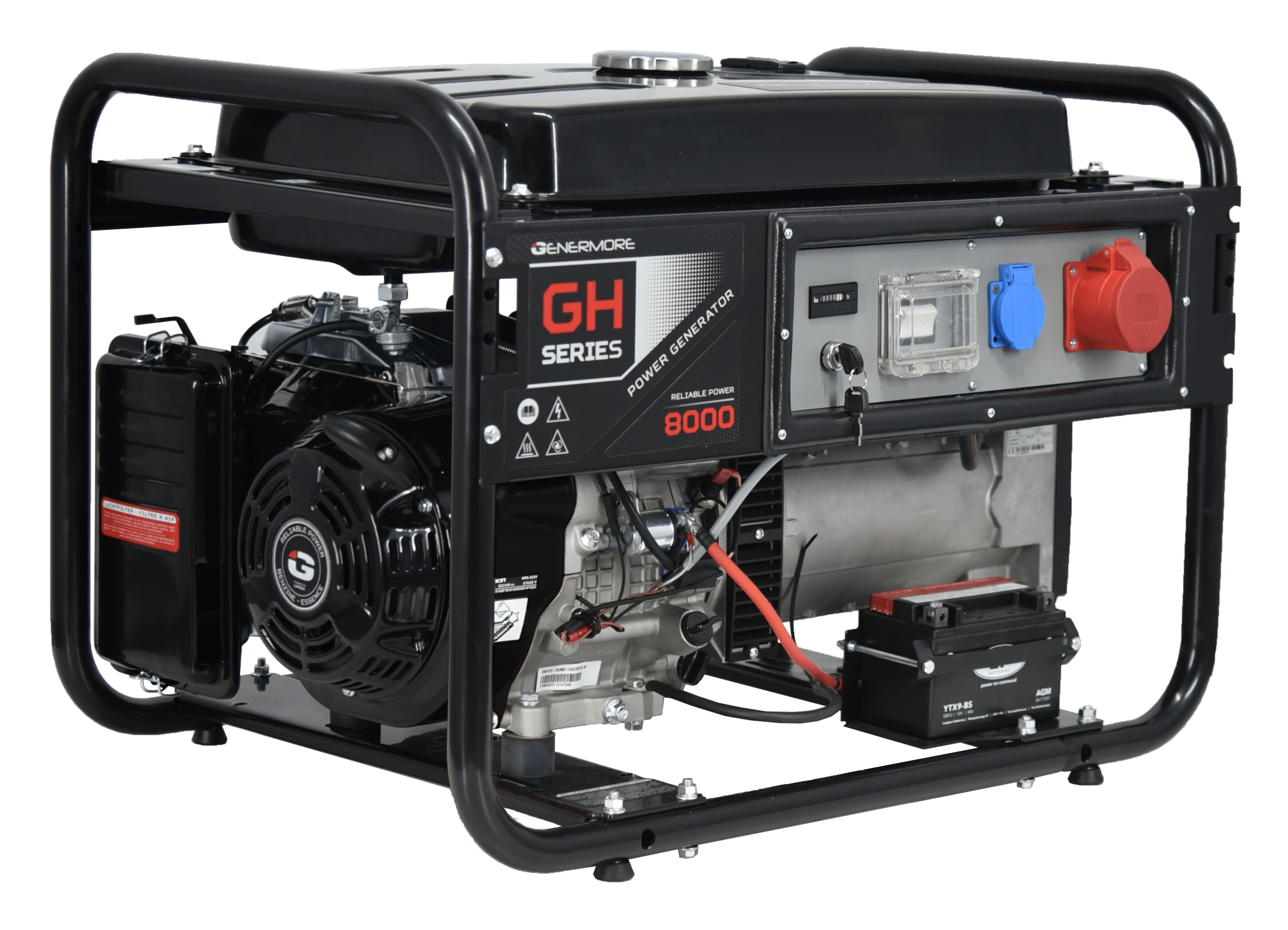 GH8000ELT400-AVR Driefasig - 3 x 400V