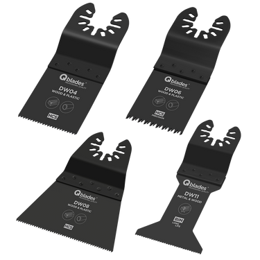 Qblades Zaagbladens 4-delig DW92 SET 4