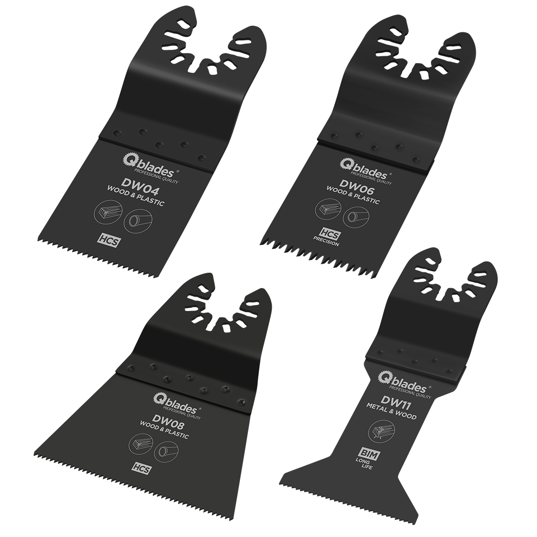 Qblades Zaagbladens 4-delig DW92 SET 4