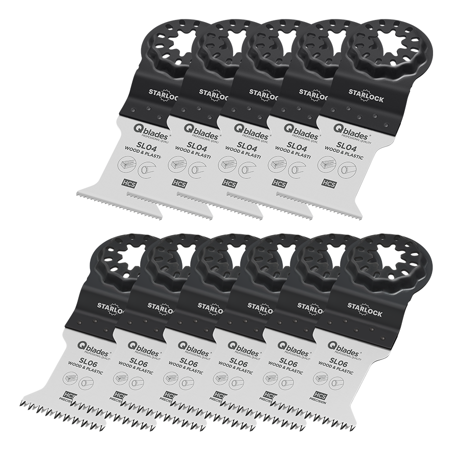 Qblades  11-delig SL93 SET 10+1ST