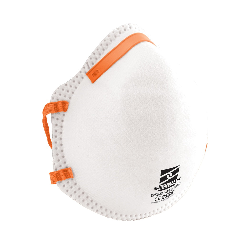 SECURX Fijnstofmasker - FFP2 (prijs/10 st)