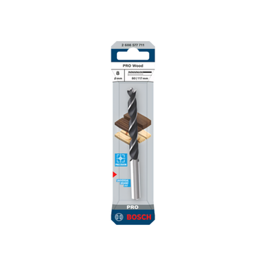 Houtboor 8 mm x 80 mm