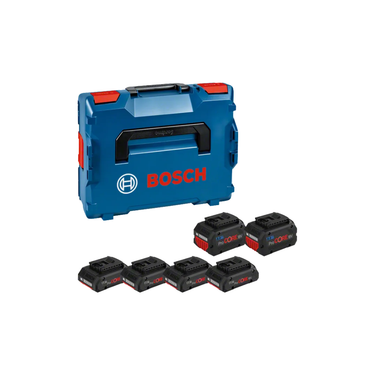 Bosch PRO 4 x PC18V4.0 + 2 x PC18V 8.0 Accupack Set