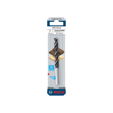 Houtboor 7 mm x 70 mm