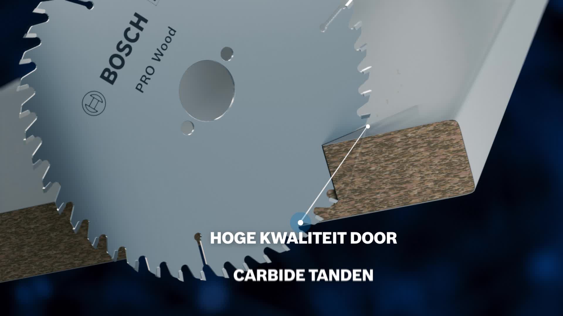 Bosch PRO Wood cirkelzaagblad, 210 x 2,8 x 30 mm, T36