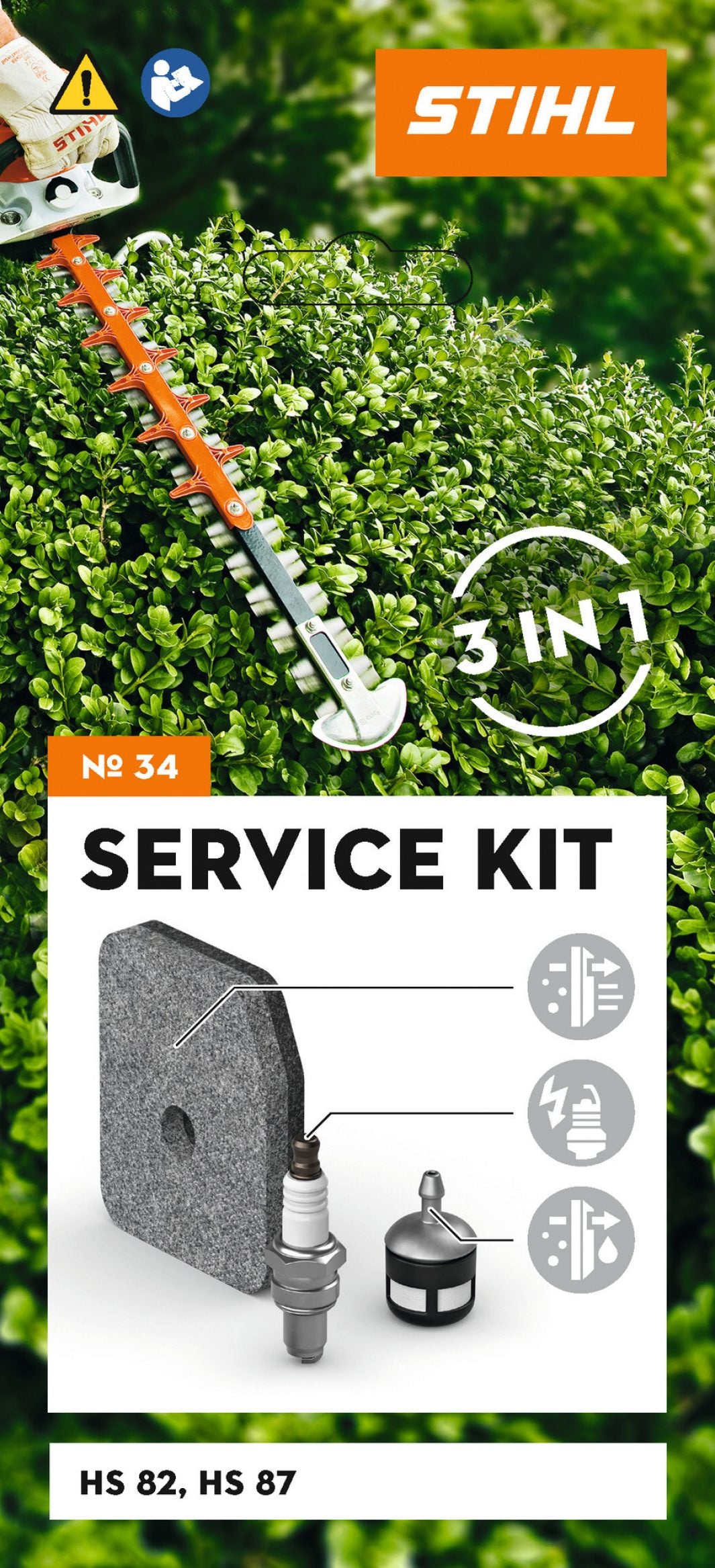 Service Kit 34 voor HS 82 en HS 87
