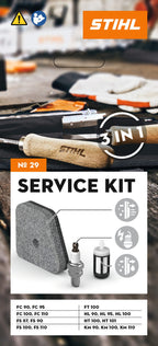 Service Kit 29 voor FC 90, FC 95, FC 100, FC 110, FS 87, FS 90, FS 100, FS 110, FT 100, HL 90, HL 95, HL 100, HT 100, HT 101, KM 90, KM 100 en KM 110