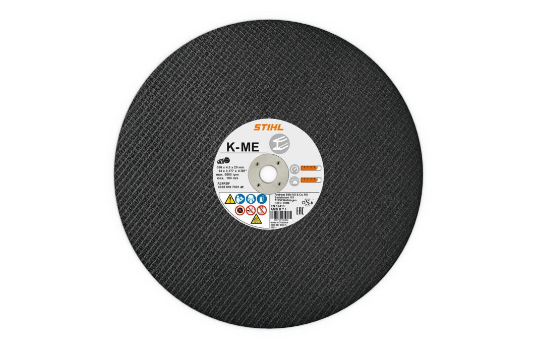 Kunsthars doorslijpschijf, staal