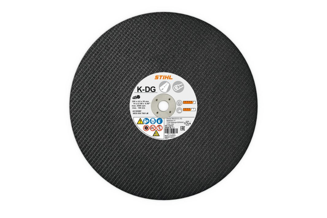 Kunsthars-doorslijpschijf, asfalt