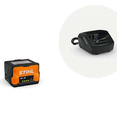 Starterset met accu AK 10 en lader AL 101