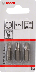 Bit extra-hard T27 – 25 mm, 3 stuks
