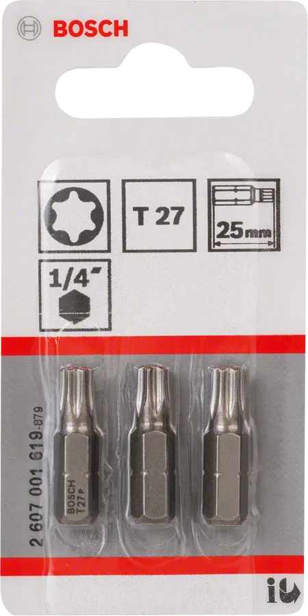 Bit extra-hard T27 – 25 mm, 3 stuks