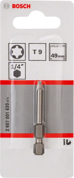 Bit extra-hard T9 – 49 mm, 1 stuk