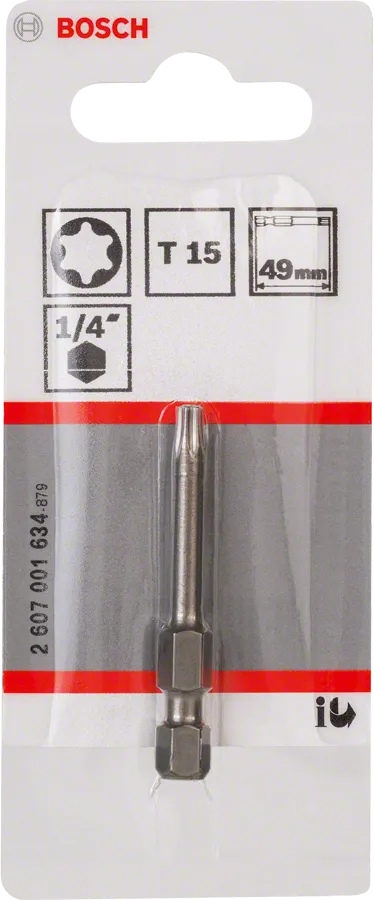 Bit extra-hard T15 – 49 mm, 1 stuk